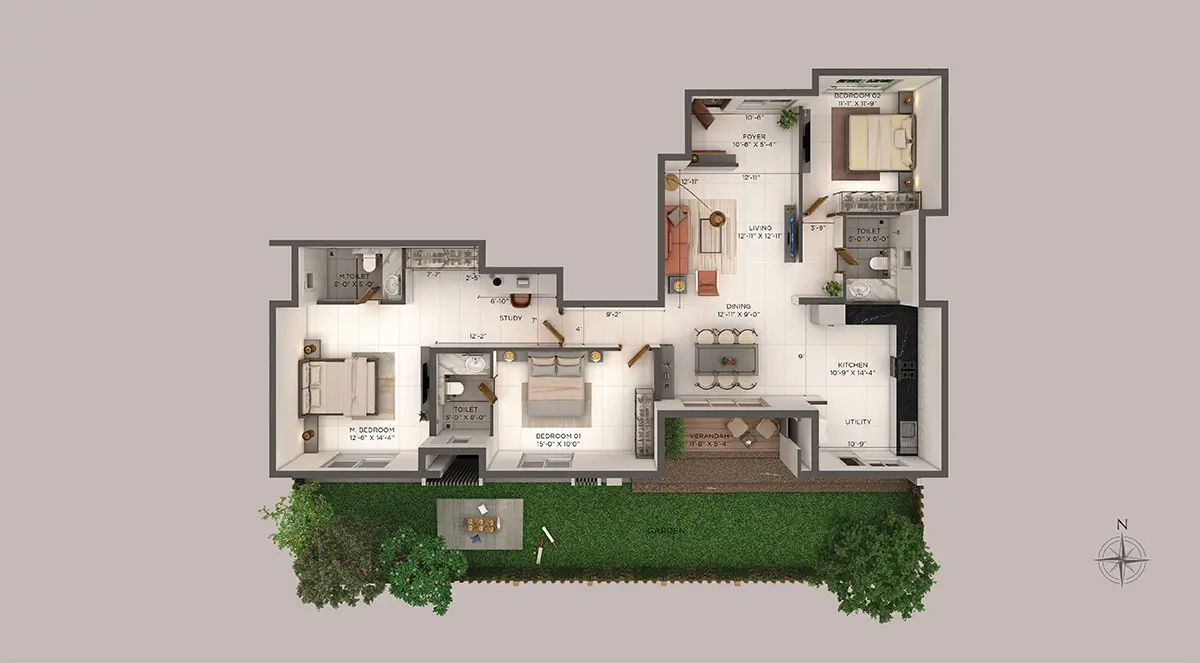 3 bhk villaments in bengaluru