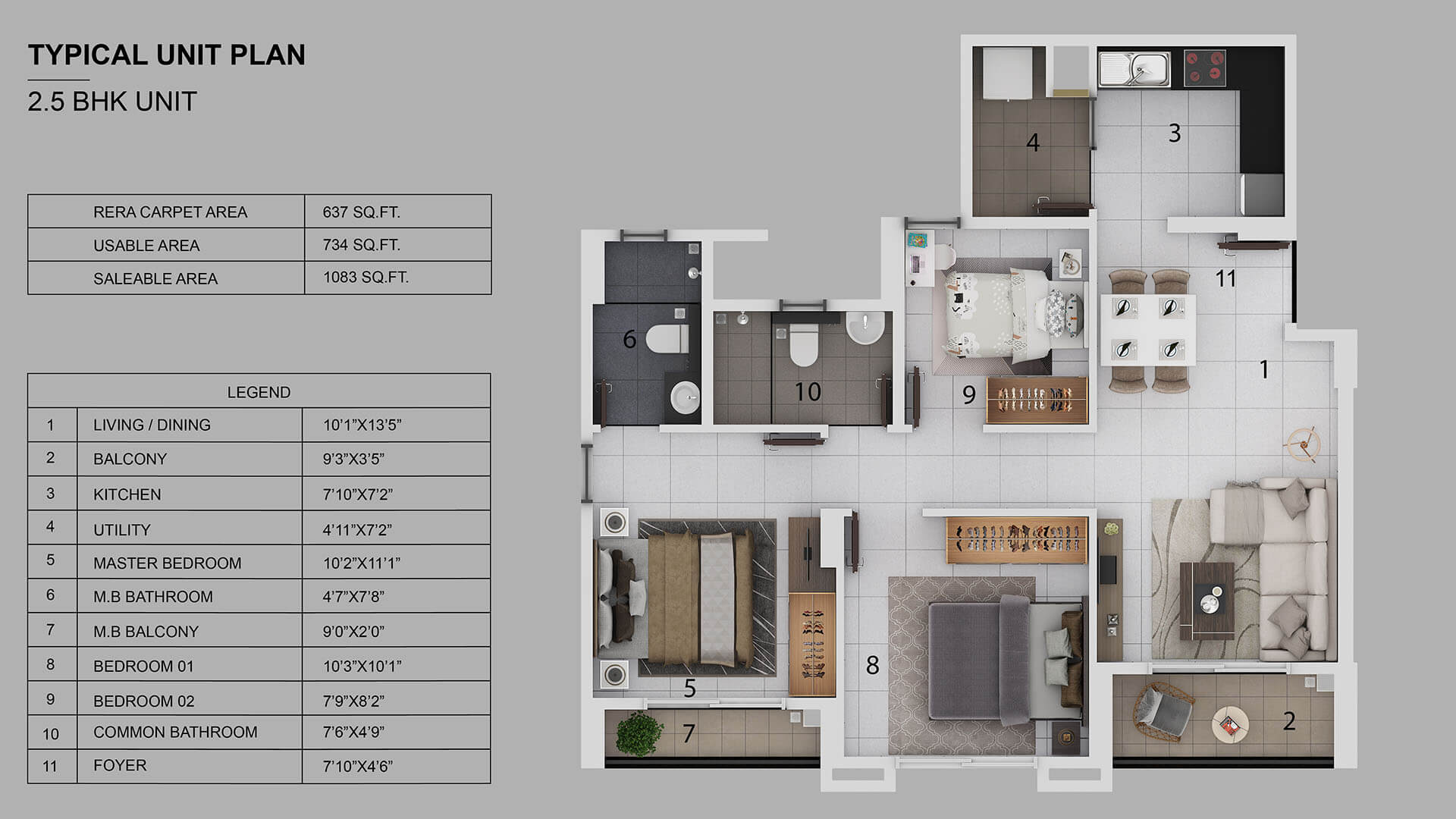 Provident Winworth 2.5BHK Apartments in Edapally Kochi