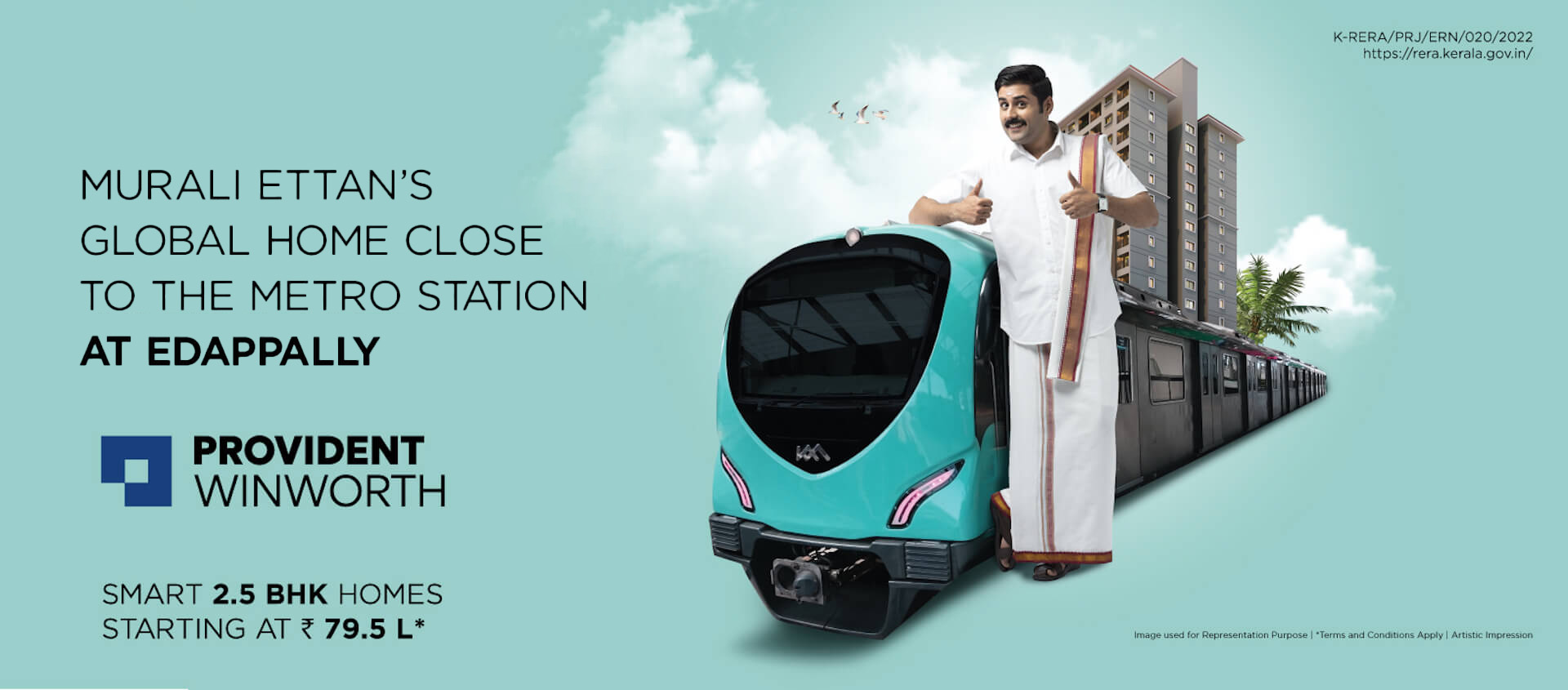 Provident Winworth 2.5BHK Apartments in Edapally Kochi