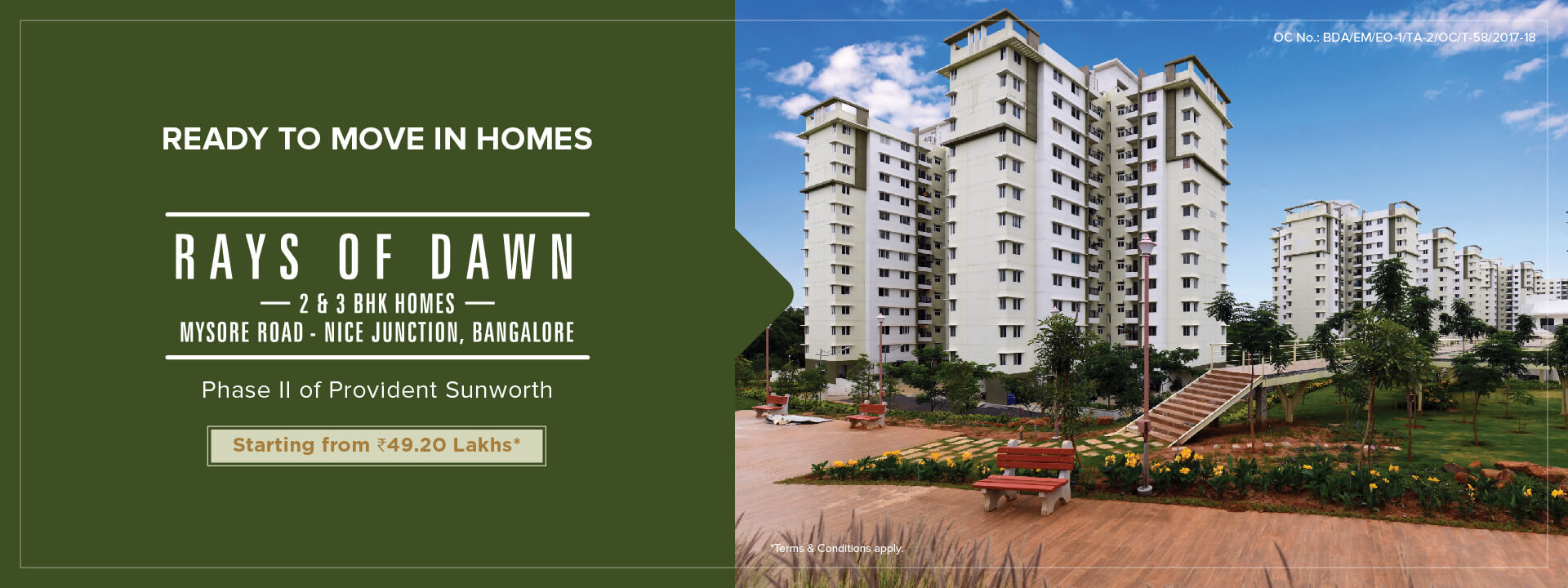 Rays of Dawn | 2 & 3 BHK Flats for sale in Mysore Road