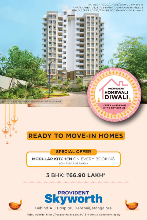 Provident Housing | Provident Skyworth - 3 BHK Flats in Mangalore