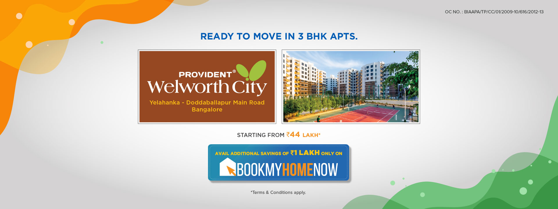 Provident Welworth City - 3 BHK Flats in Bangalore