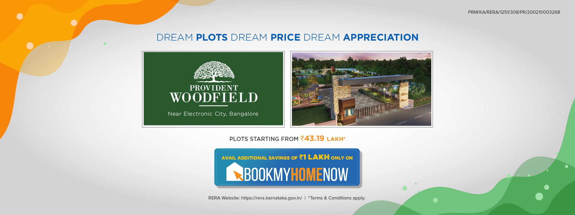 Provident Woodfield | Plots for sale in Electronic City
