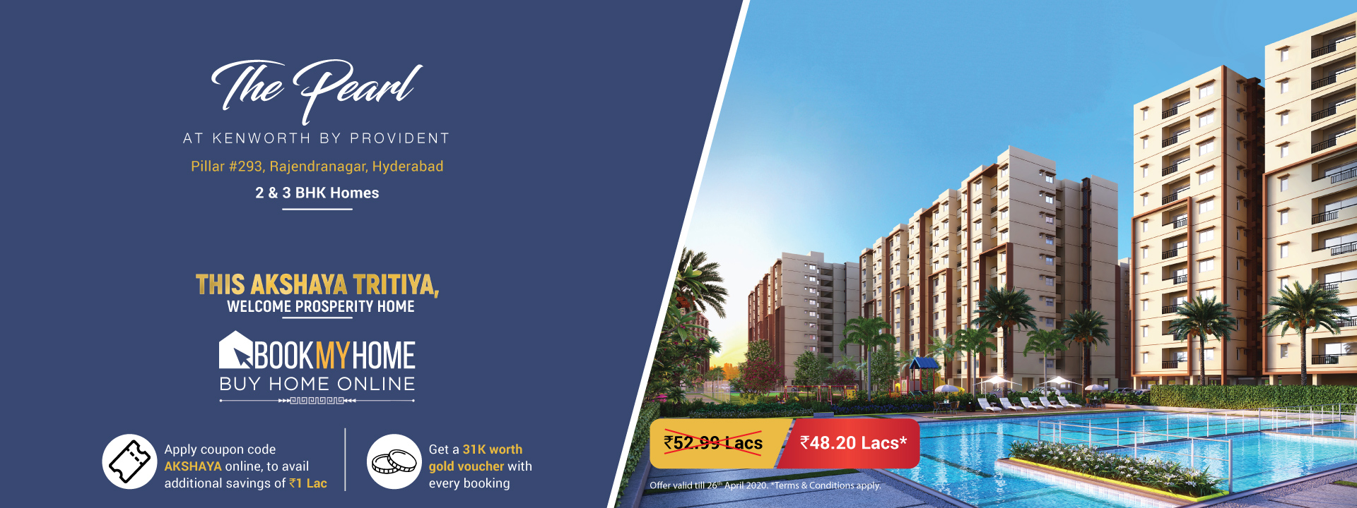 Flat for Sale in Rajendra Nagar | The Pearl at Kenworth by Provident