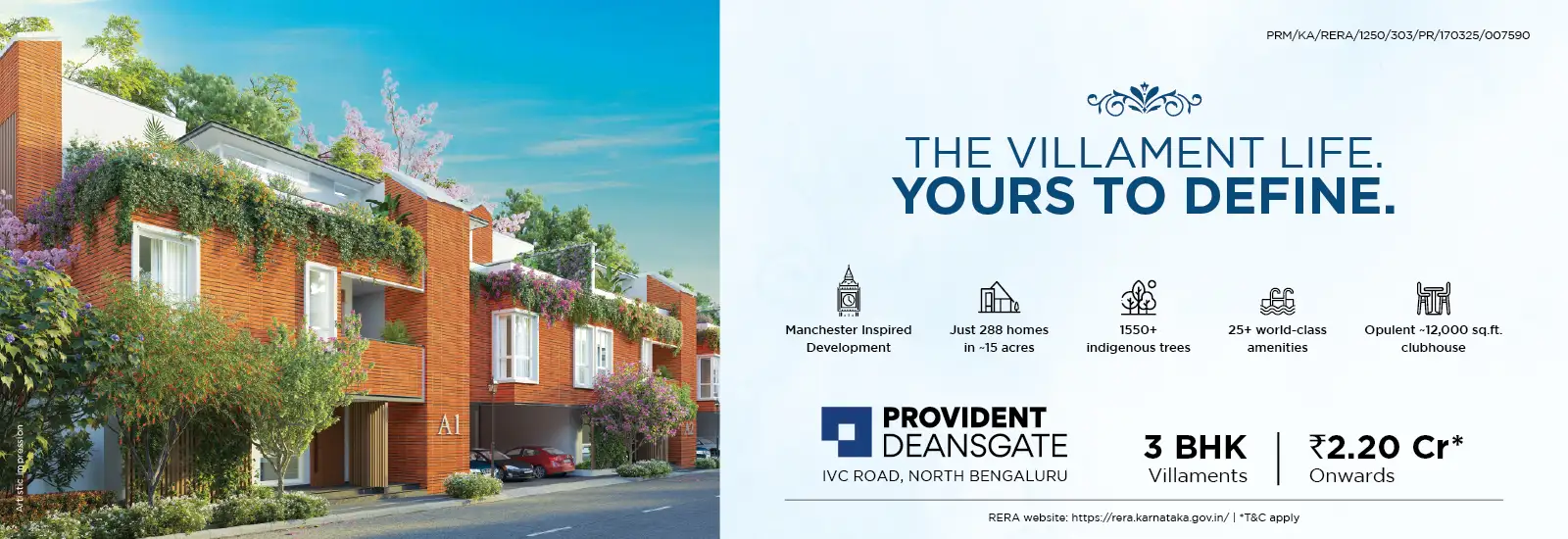 Villaments in North Bangalore